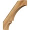 Ekena Millwork 4"W x 30"D x 30"H Balboa Rough Sawn Knee Brace, Western Red Cedar BRC04X30X30BOA00RWR - alternate 1